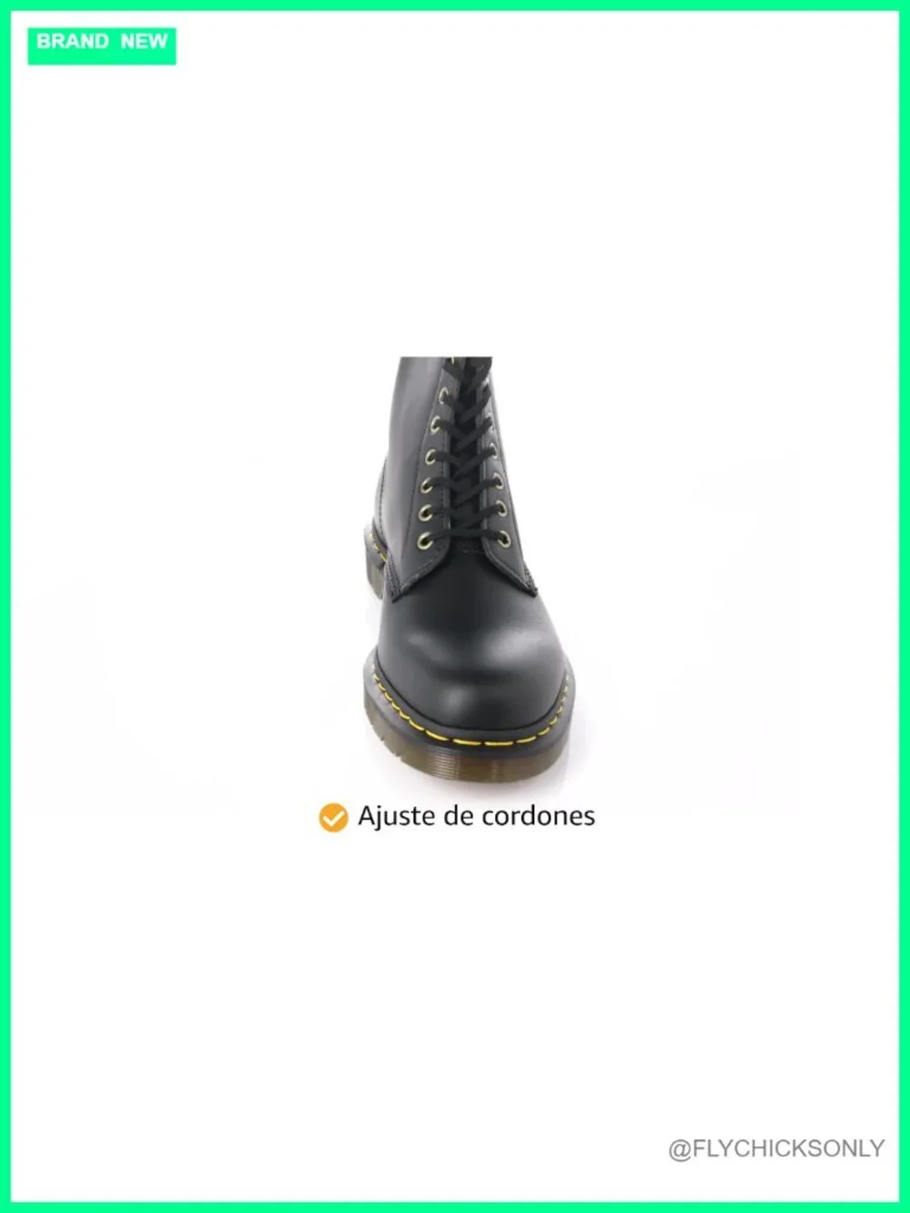 Vegan 1460 8 Eye Combat Boot Lace-Up